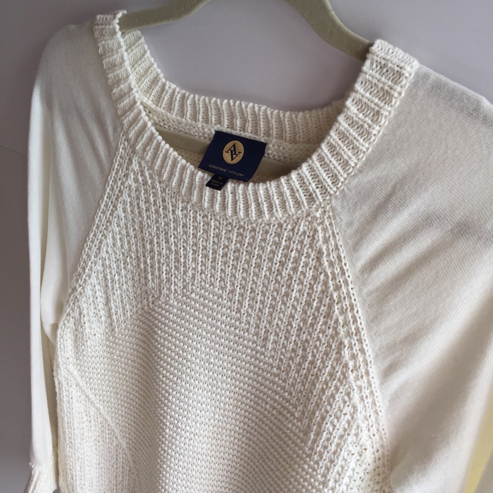Cute Cream Adrienne Vittadini Sweater